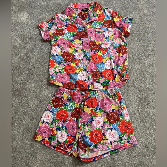 kate spade Other - Kate Spade Pink and Red Floral pajamas set